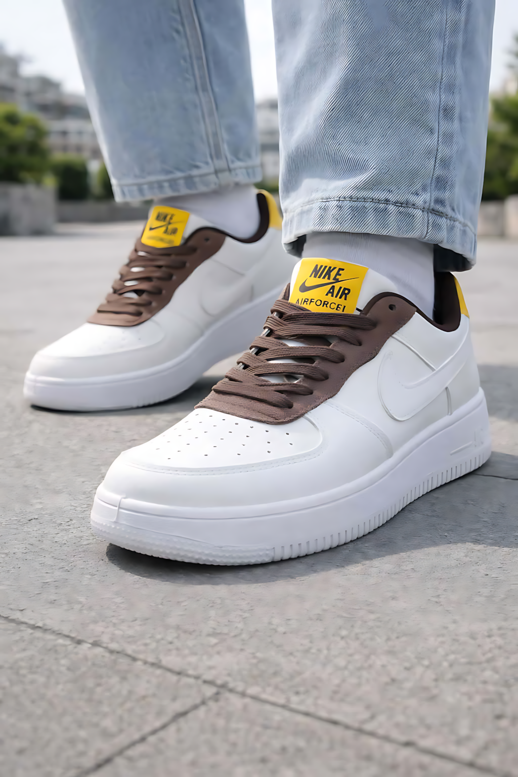 Stylish Athletic Sneakers for Men - White
