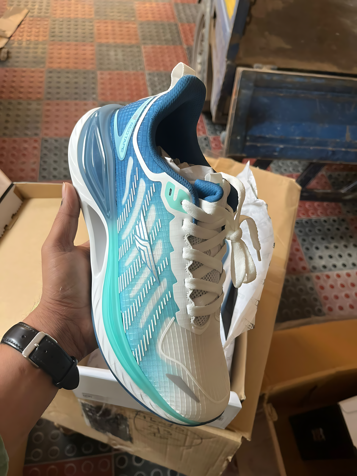 Stylish Athletic Sneakers for Men - Sky Blue