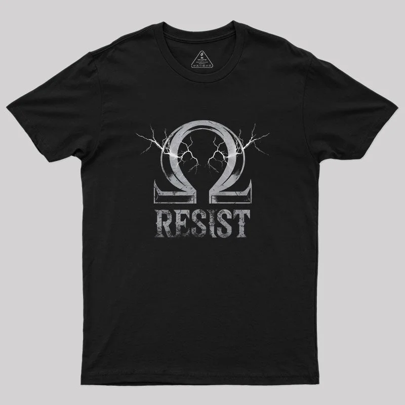 Resist Ohm Electricity Geek T-Shirt Laid - back Women's Vibe