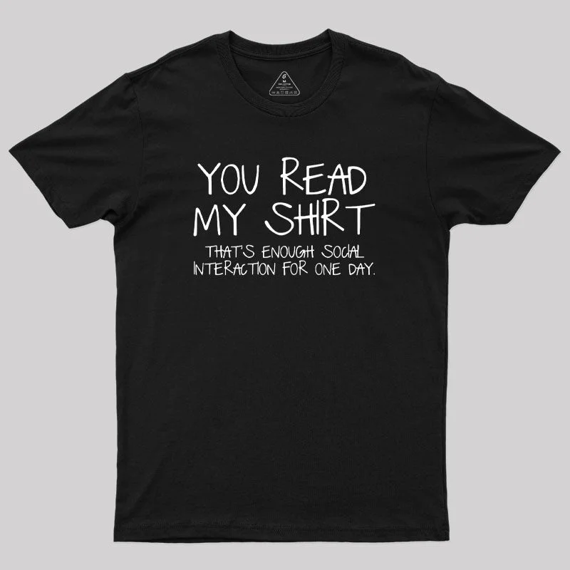 You Read My Shirt Thats Enough Novel Geek T-Shirt Cozy Women's Sherpa - lined