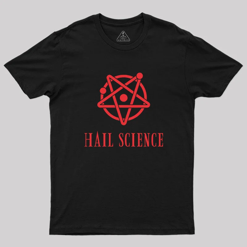 Hail Science Geek T-Shirt Casual Women's Loose - fitting