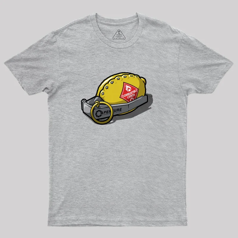 Combustible Lemon Geek T-Shirt Tough Women's Military - inspired