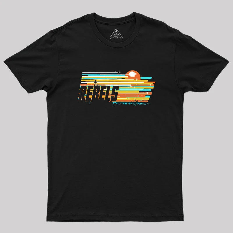 Rebels Geek T-Shirt Feminine Women's Style 
