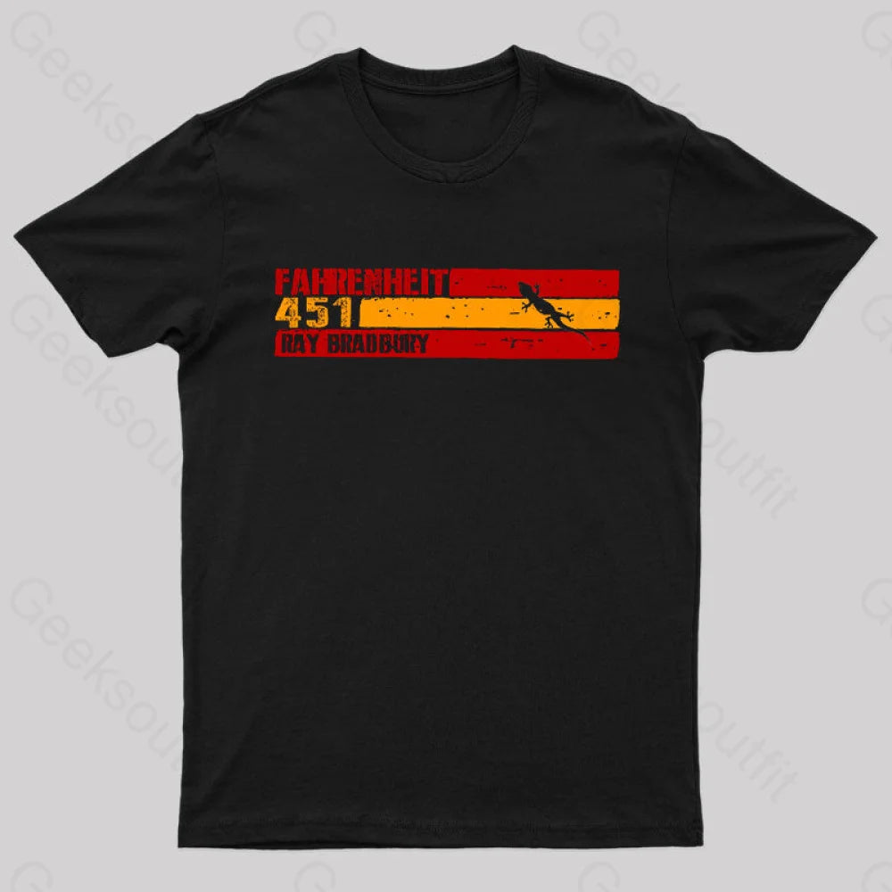 Fahrenheit 451 By Ray Bradbury Nerd T-Shirt