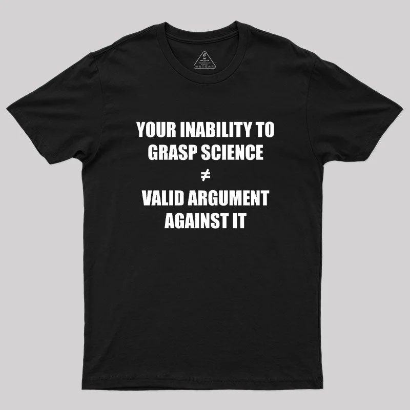 Your Inability To Grasp Science Geek T-Shirt Modern Women's 