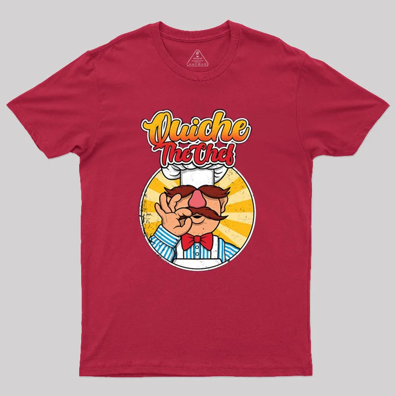 Quiche The Chef Geek T-Shirt Modern Women's 