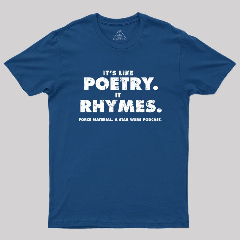 It's Like Poetry Geek T-Shirt Sporty Women's Tennis