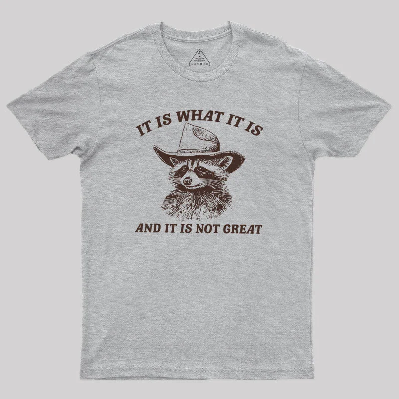 It Is What It Is Geek T-Shirt Dapper Women's Bow - adorned