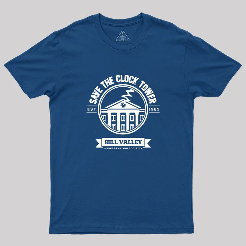 Save The Clock Tower Geek T-Shirt Feminine Women's Soft 