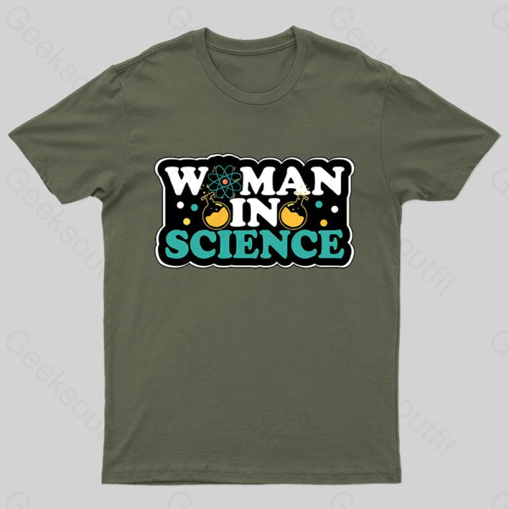 Woman In Science Nerd T-Shirt