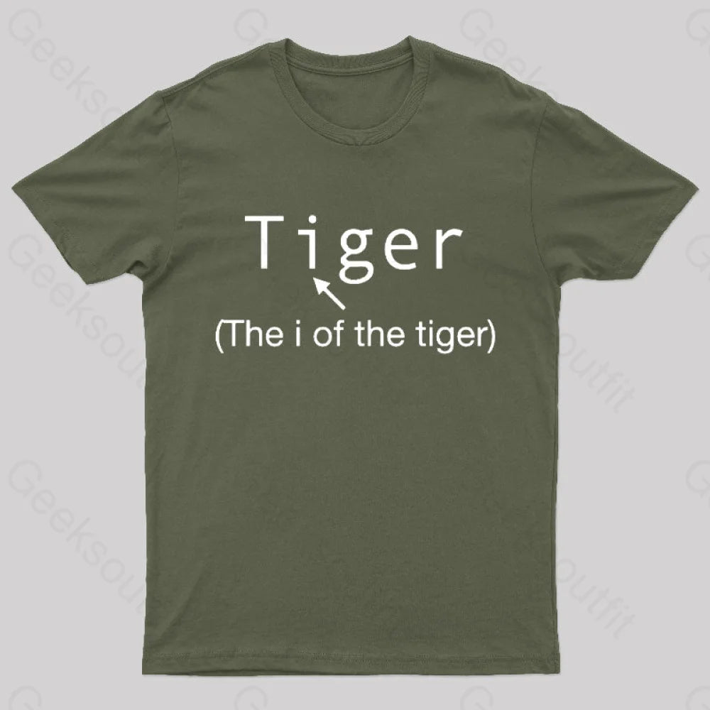 The i Of The Tiger Geek T-Shirt