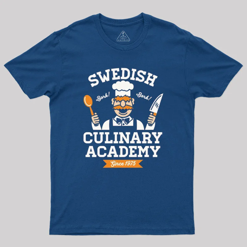 Swedish Culinary Academy Geek T-Shirt Sporty Women's Athleisure 