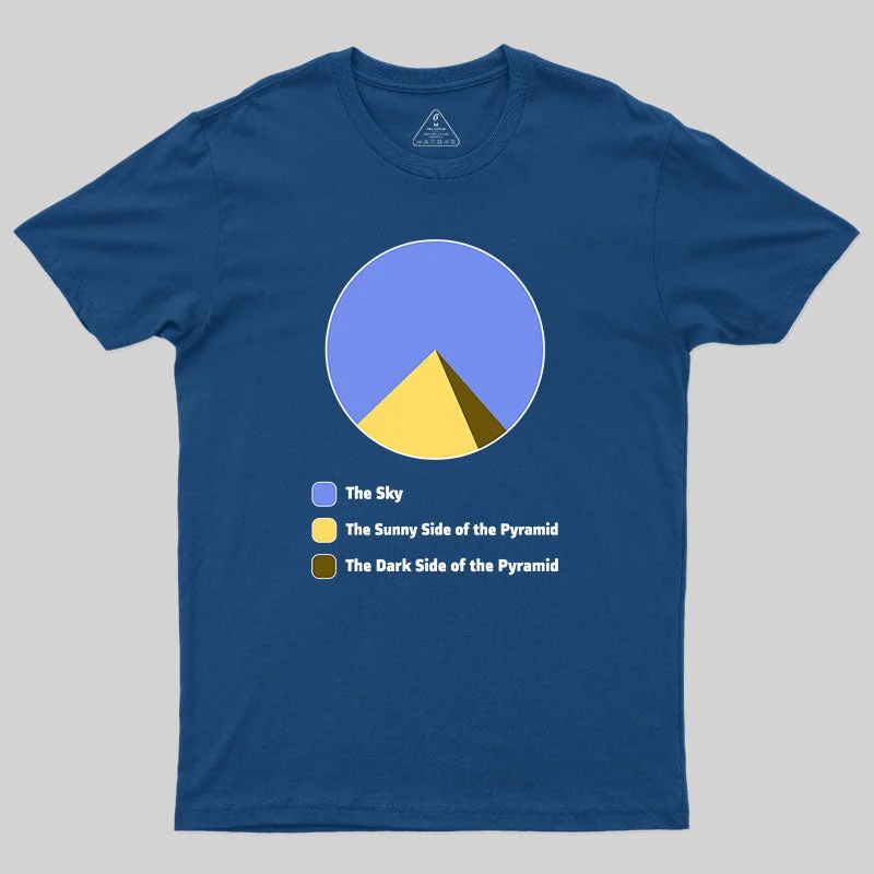 The Dark Side of the Pyramid Geek T-Shirt Women