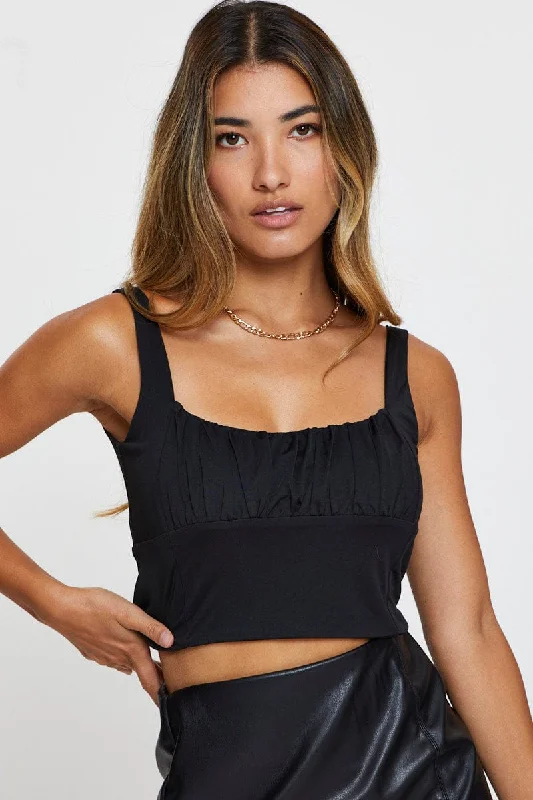 Black Crop Top Vacation