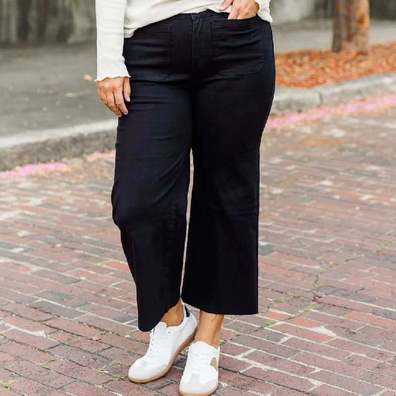Wash Me Away Jeans, Black Bohemian Women's Free