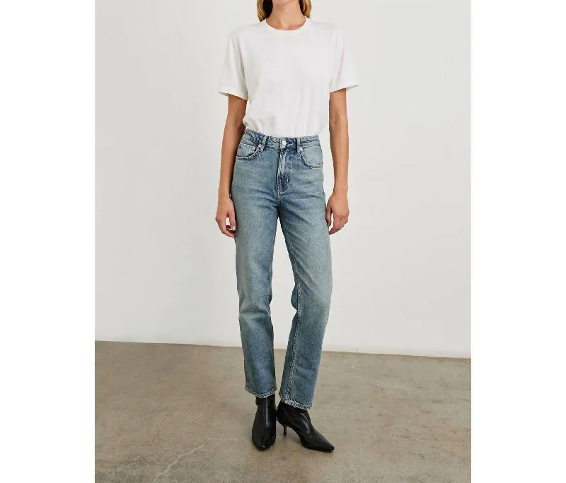 Topanga Straight Leg Jeans In Desert Sky Earthy Women's 