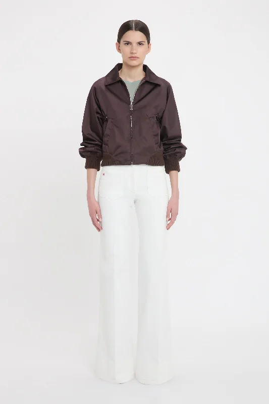 Harrington Bomber Jacket In Ebony Hip Women's Urban
