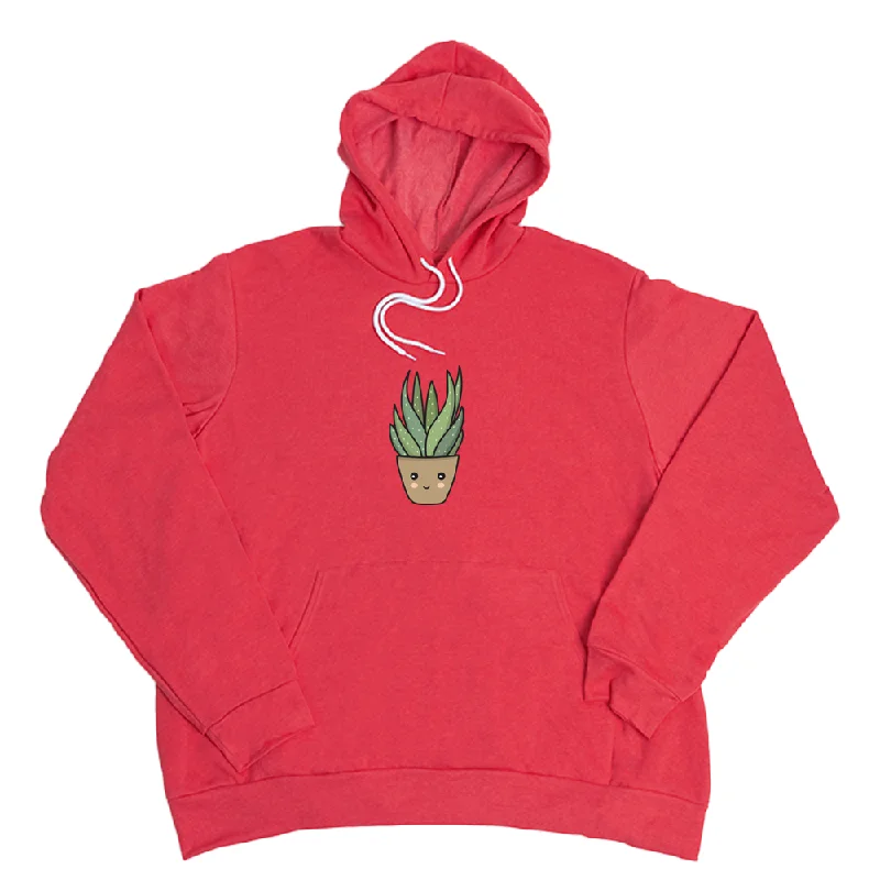 Succulent Giant Hoodie Practical Women's Multi - 