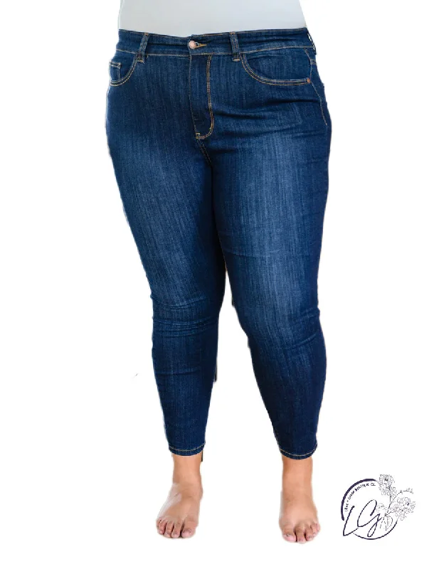 Curvy Rosa High-Rise Skinny by Judy Blue Practical Women's Multi - 