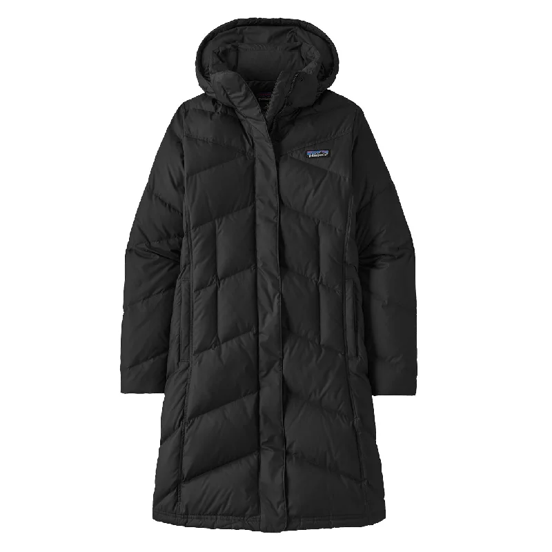 Patagonia Womens Down With It Parka Black Dapper Women's 1920S