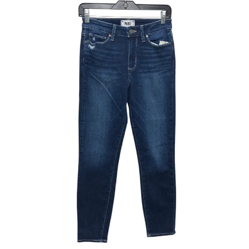 Jeans Skinny By Paige In Blue Denim, Size:2 European