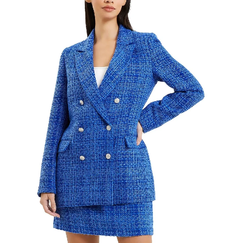 Womens Tweed Double Breasted Pea Coat garde