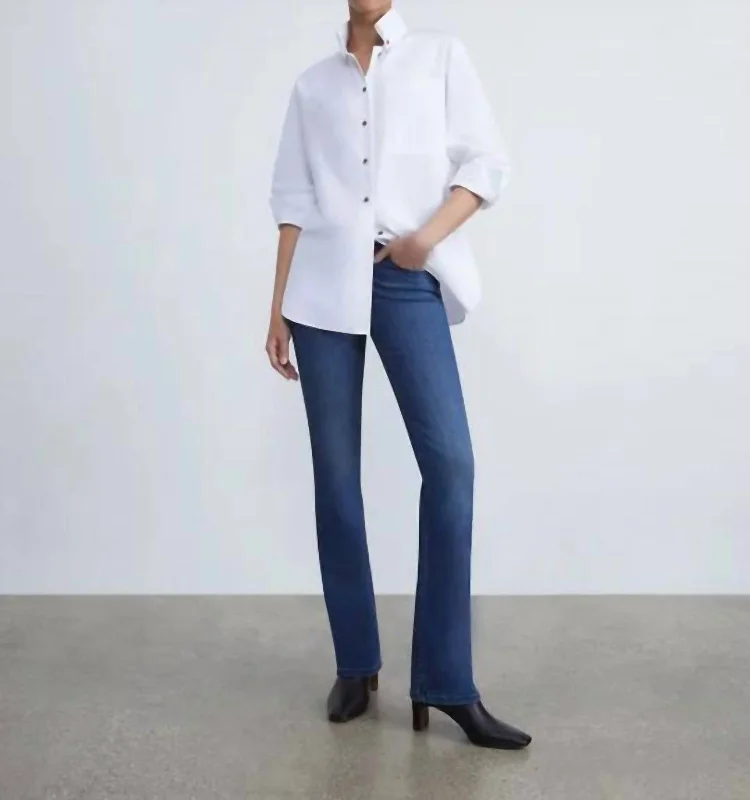 Denim Mercer Kick-Flare Jean In Empire Indigo Disco