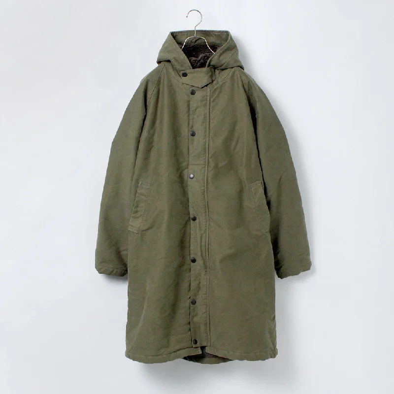 FOB FACTORY / F2450 Moleskin Hood Coat Preppy Women's College