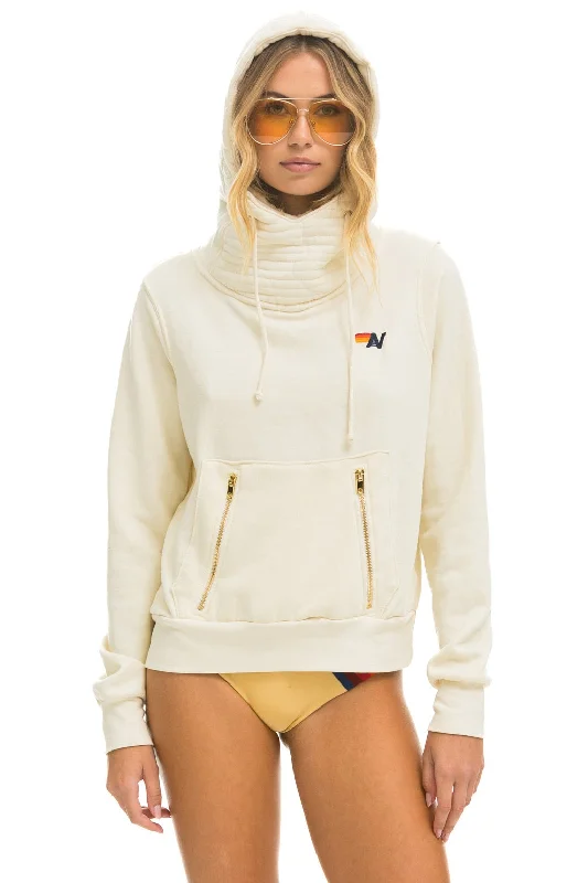 NINJA PULLOVER HOODIE - VINTAGE WHITE