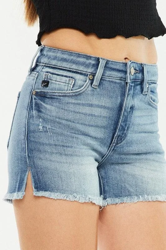 VERONICA HIGH RISE DENIM SHORTS JEANS S-XL Scandinavian