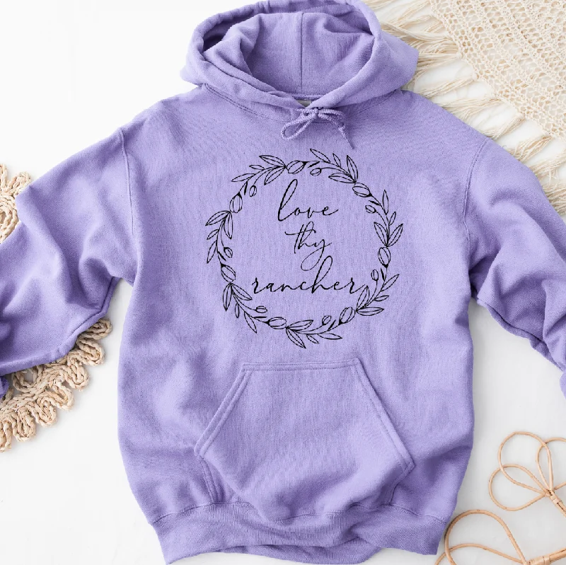 Love Thy Rancher Hoodie (S-3XL) Unisex - Multiple Colors! Monochromatic Office Style