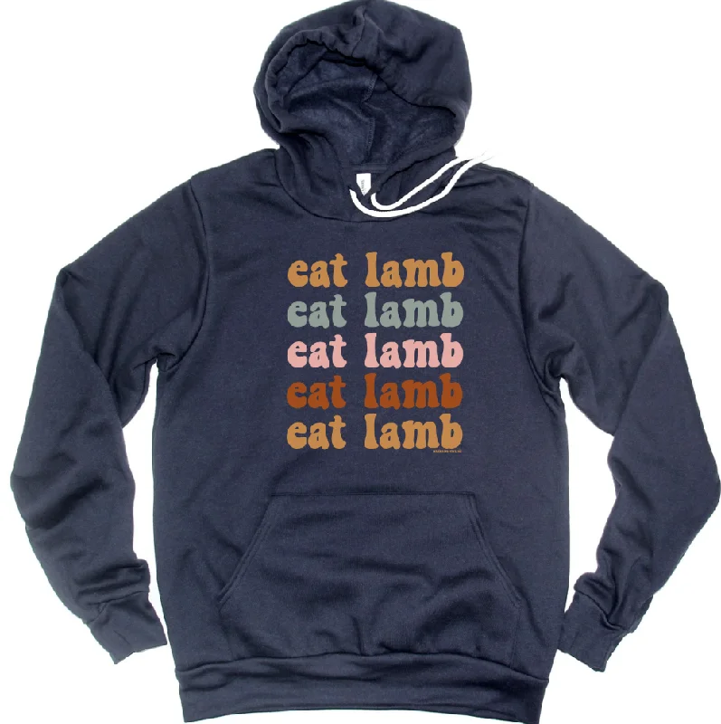 Groovy Eat Lamb Hoodie (S-3XL) Unisex - Multiple Colors! Refined Women's Velvet