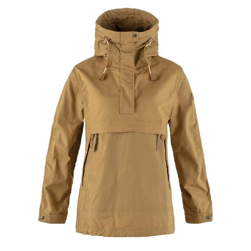 Fjallraven Womens Anorak No. 8 Buckwheat Brown Monochromatic Office Style