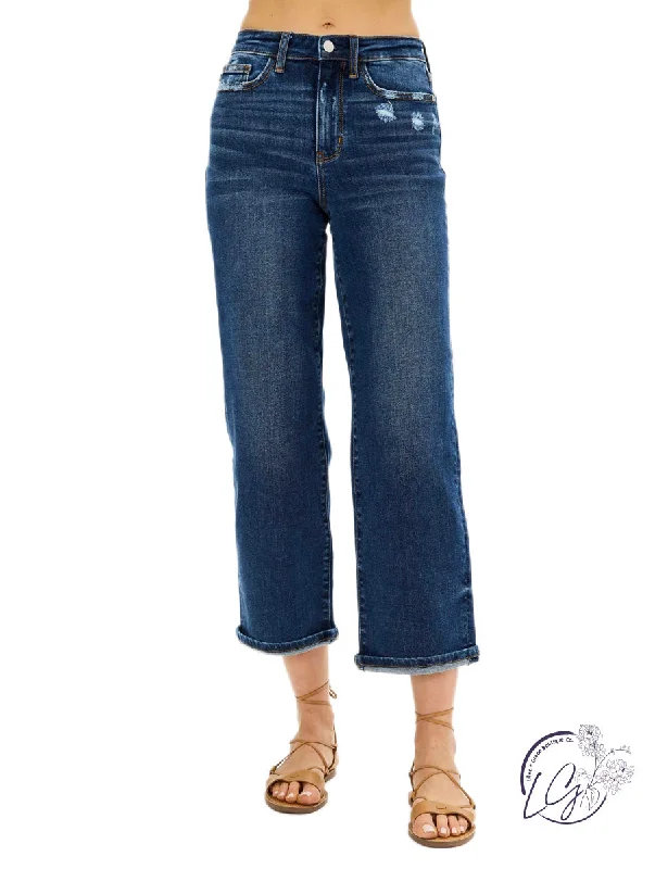 Sheila Wide Leg Ankle By Judy Blue Australian Beach