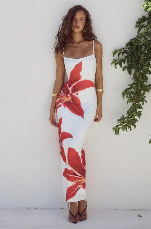 Deia Midi Dress by Runaway The Label Casual Women's Loose - fitting