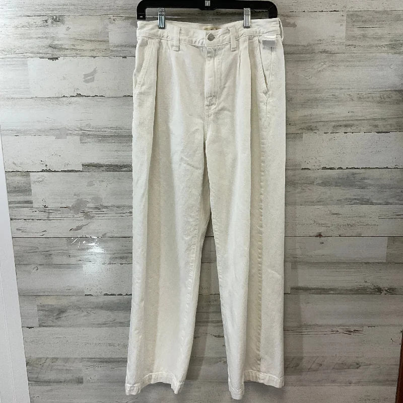 Jeans Straight By Madewell In White, Size: 6 Country