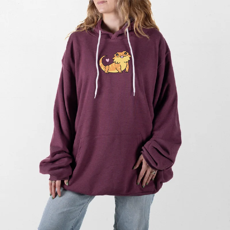 Bearded Dragon Giant Hoodie Practical Women's Multi - 