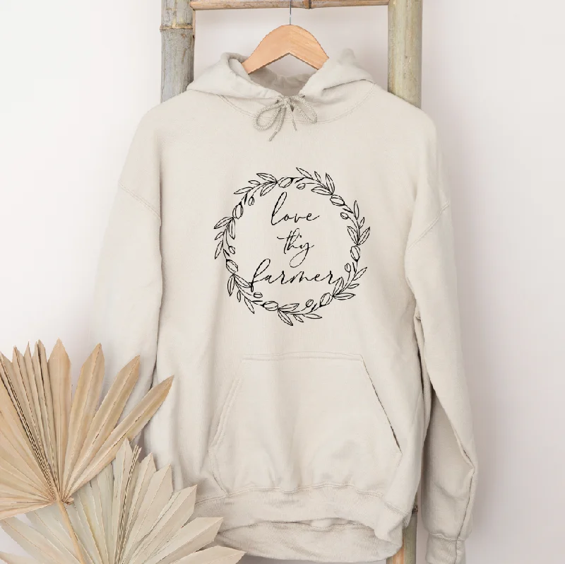 Love Thy Farmer Hoodie (S-3XL) Unisex - Multiple Colors! Casual Women's Loose - fitting Love Thy Farmer Hoodie (S-3XL) Unisex - Multiple Colors! Casual Women's Loose - fitting
