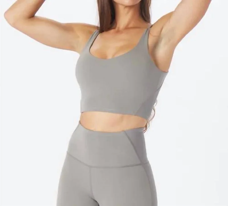 Tone Up Bra In Silver Fog