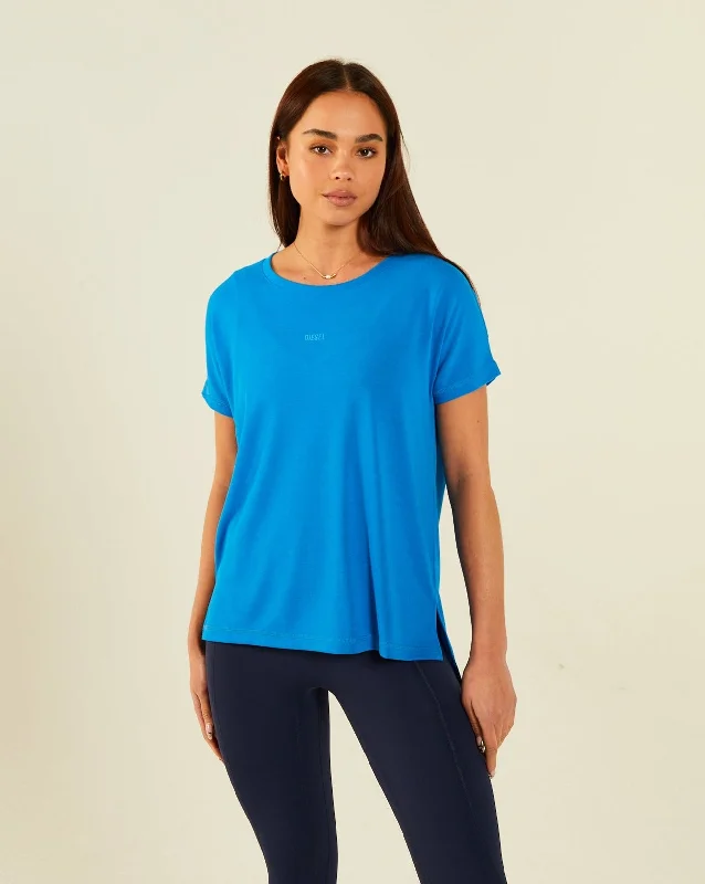 Jade Tee Bali Blue Unique Women's Upcycled