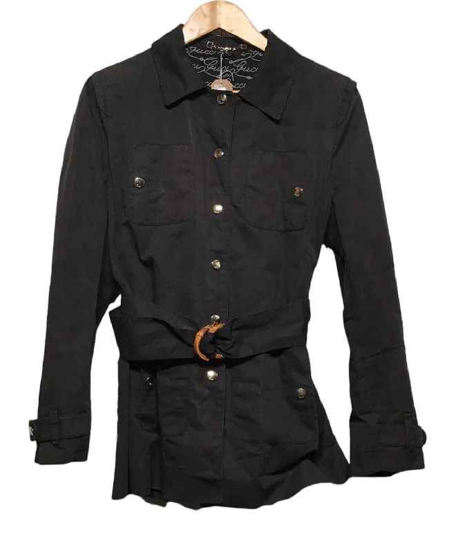 Gucci Jacket with Classic Wooden Buckle (Size S) Youthful Women's Anime - inspired