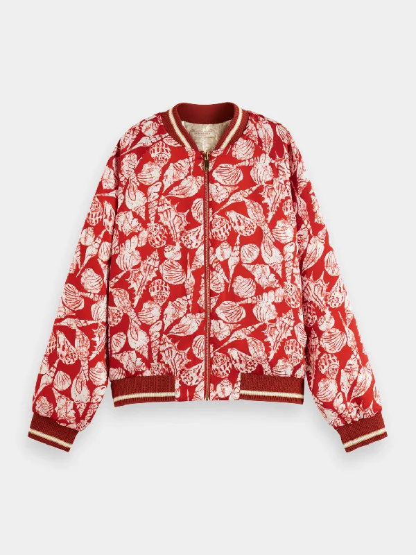 Shell batik reversible bomber jacket Confident Women's Power