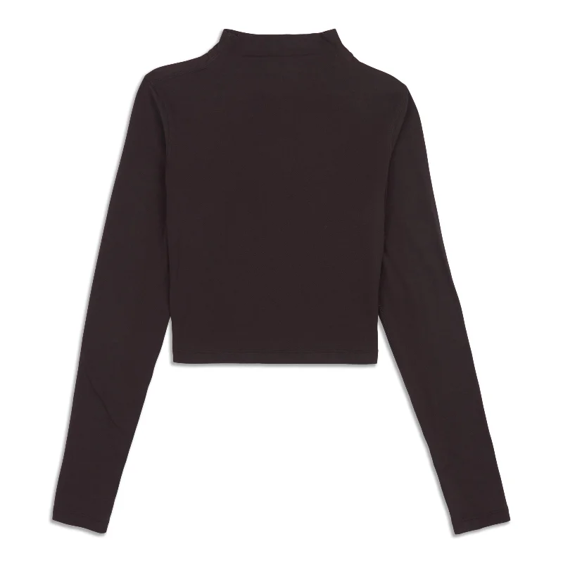 All Aligned Mock Neck Long Sleeve - Resale