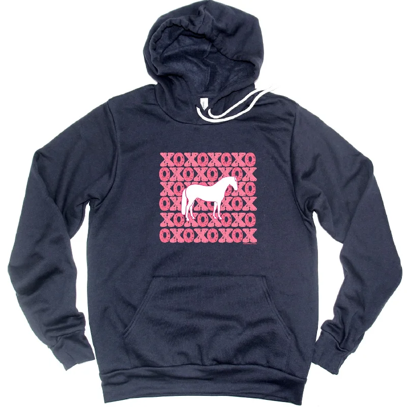 XO Horse Hoodie (S-3XL) Unisex - Multiple Colors! Elegant Women's Formal 