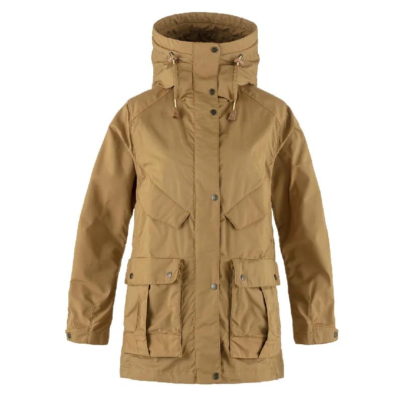Fjallraven Womens No. 68 Jacket Buckwheat Brown Cozy Women's Sherpa - lined