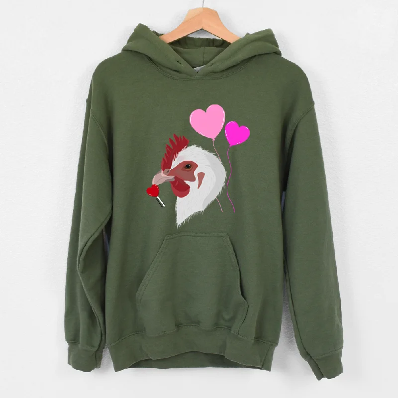 Love Struck Chicken Hoodie (S-3XL) Unisex - Multiple Colors! Relaxed Women's 
