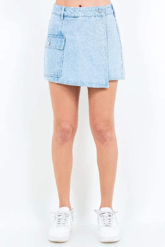 American Bazi Cargo Pocket Mini Skort Disco
