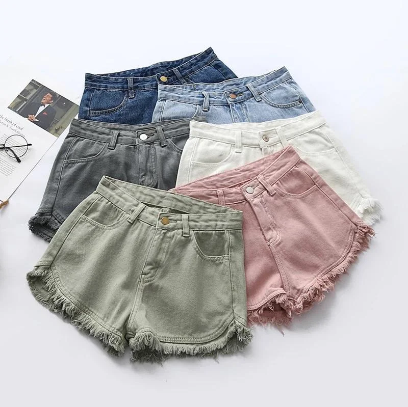 Telly Denim Shorts Cool Women's Distressed
