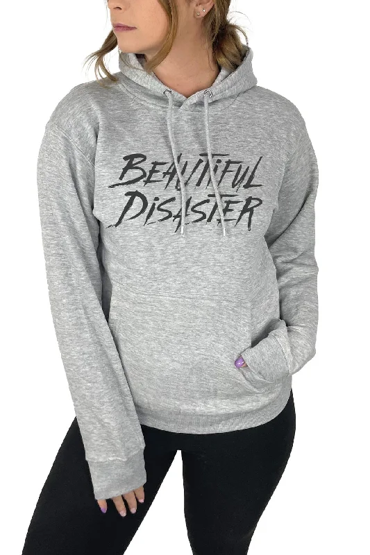 Wolf Pullover Hoodie - Heather Grey