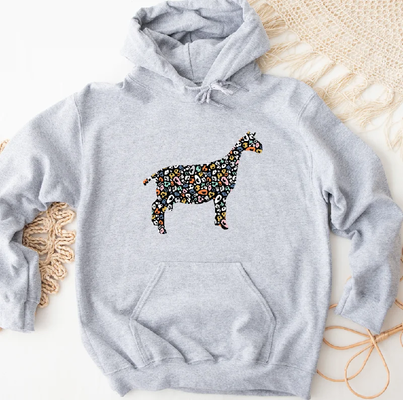 Colorful Cheetah Dairy Goat Hoodie (S-3XL) Unisex - Multiple Colors! Polished Women's Silk